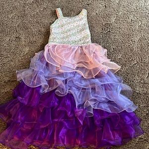 Girls pageant dress